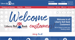 Desktop Screenshot of libertybellbank.com