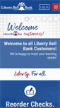 Mobile Screenshot of libertybellbank.com